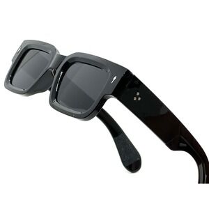 Men's Square Frame Sunglasses Retro Vintage Thick Frame Fashion Shades Hp Hop